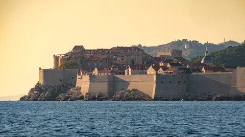 View of the Old Town at Sunset
