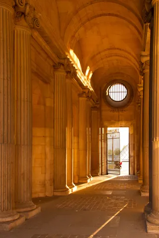 Sunset at the Louvre