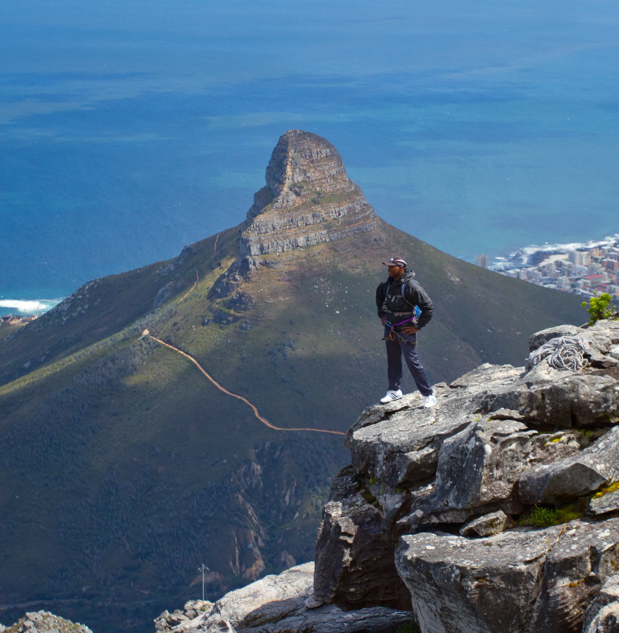 Abseiling Table Mountain