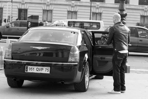 A very very posh taxi...