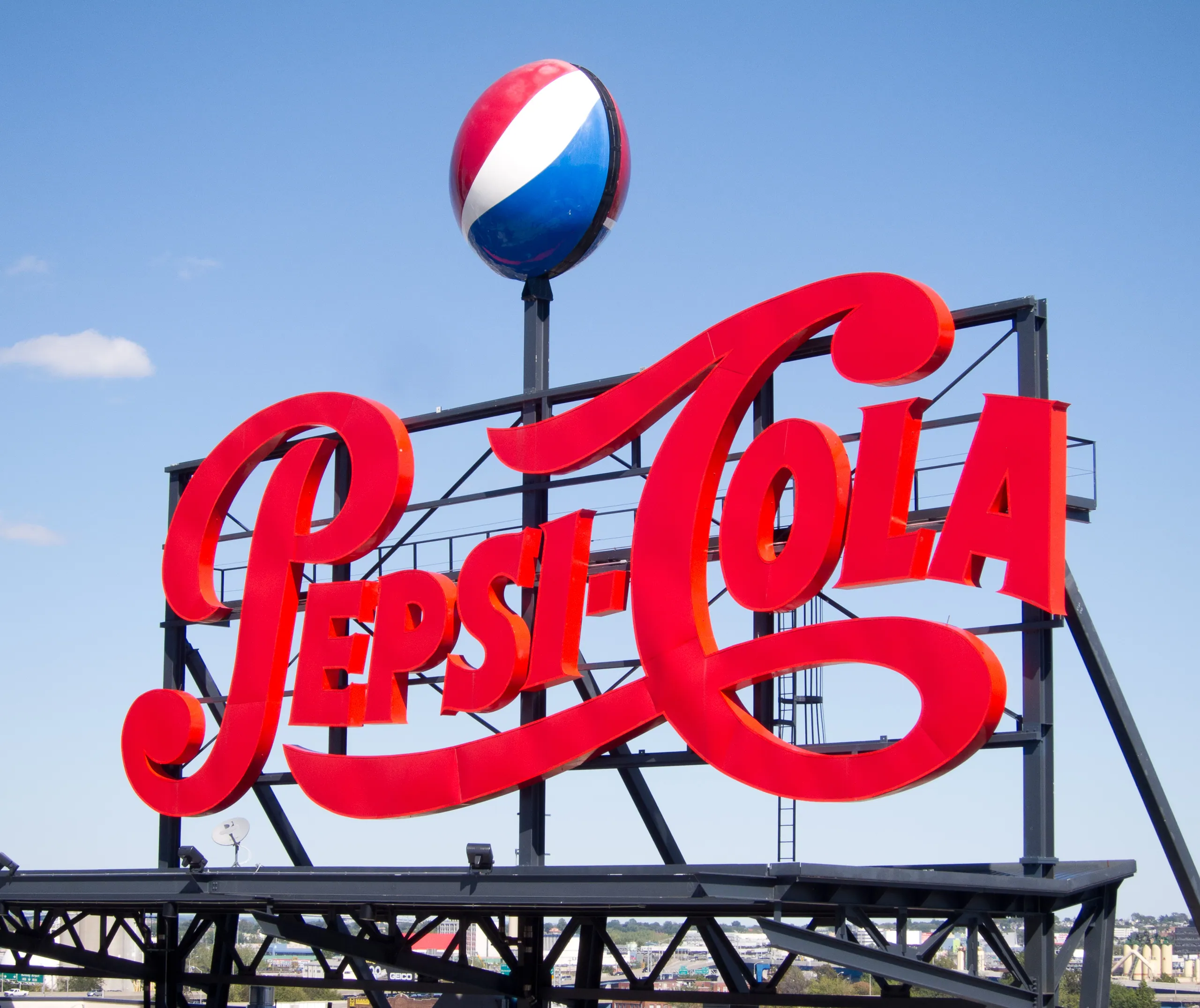 Pepsi Cola Sign in Citi Field