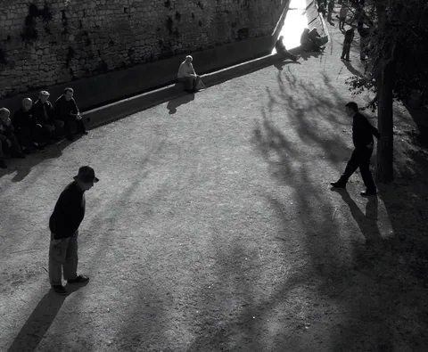 Pétanque in Pernes-les-Fontaines