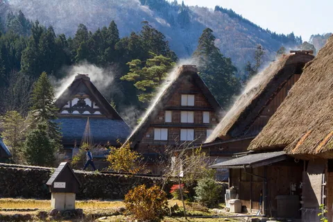 Gassho-zukuri farmhouses, Ogimachi, Shirakawa-go