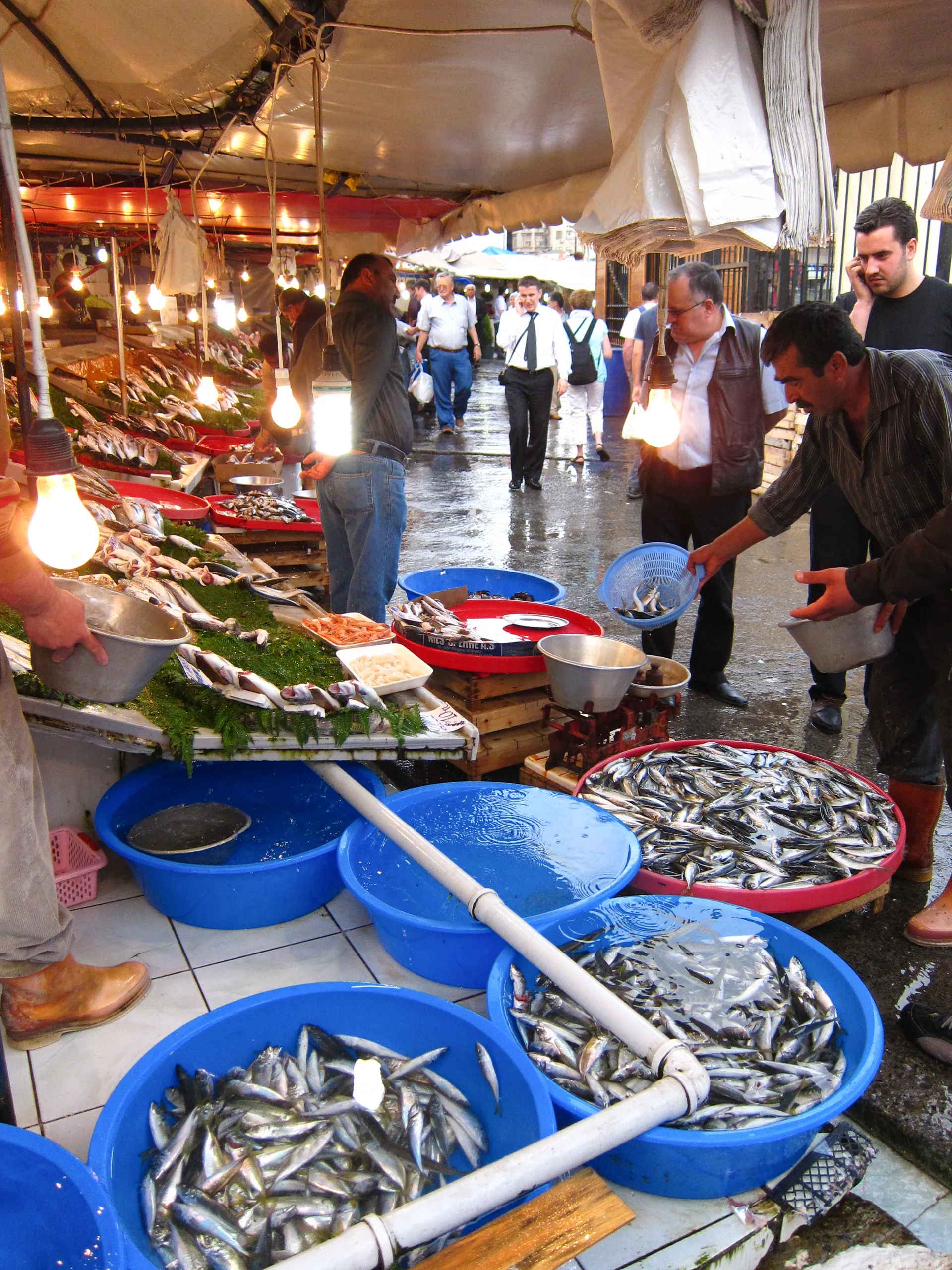 Fish market, Galata