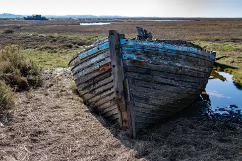 Abandoned Boat near Blakeney