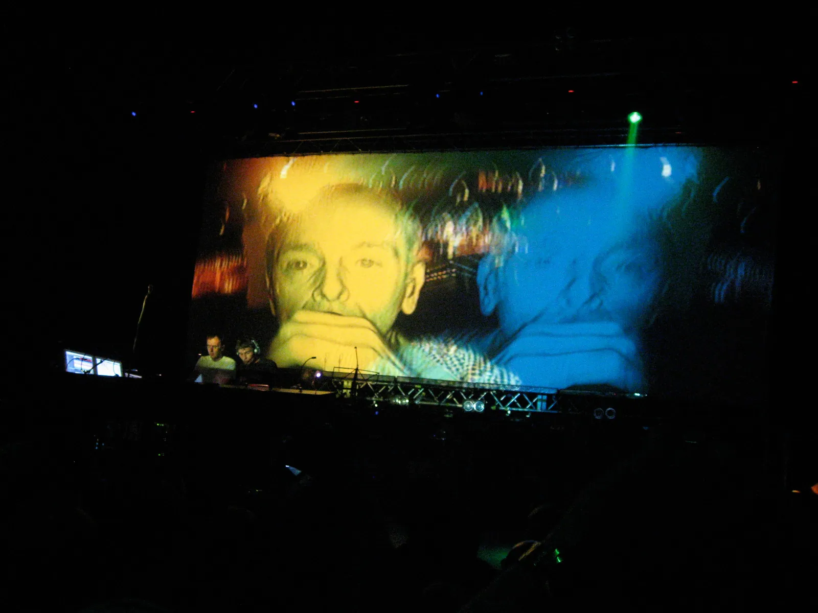 Karl Hyde films himself