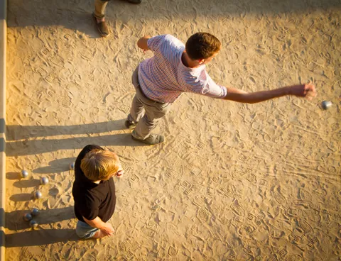 Boules on the Paris Plage