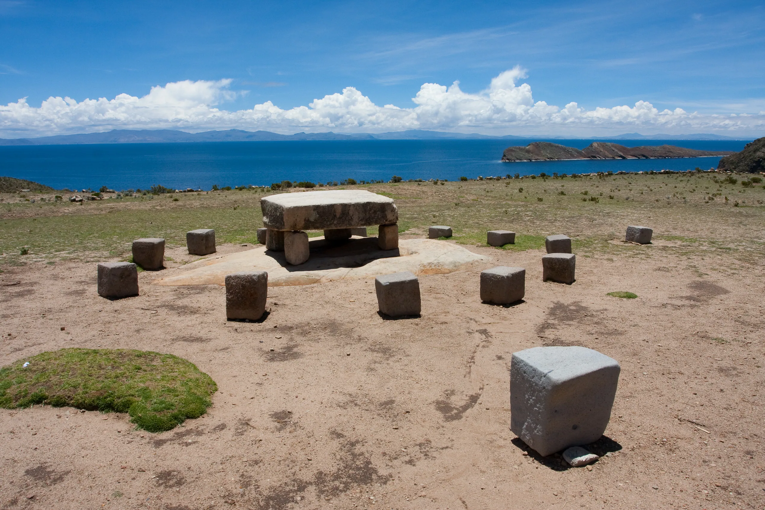 Inca Altar, Isla del Sol, Lake Titicaca