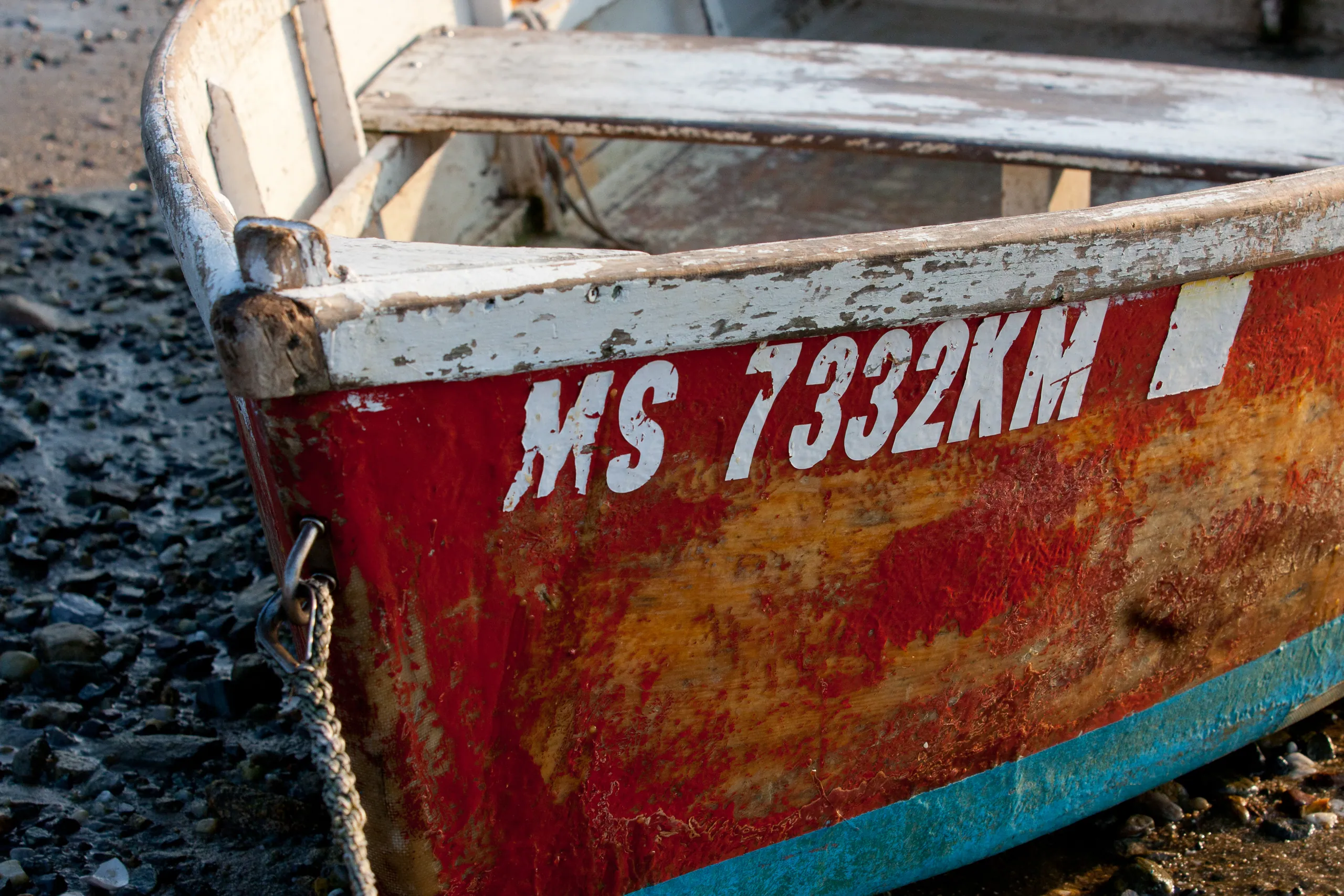 Red Dinghy Detail, Stage Harbor