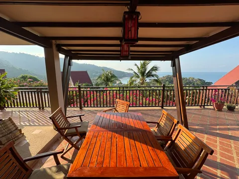 The view from our deck @ Baan Kantiang See Villas, Ko Lanta