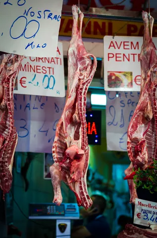 Fresh Lamb, Ballaro Market, Palermo
