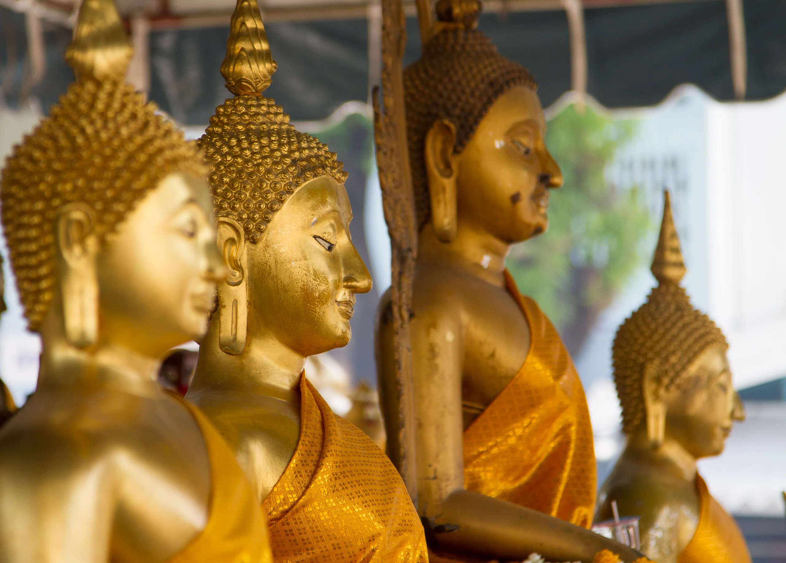 Golden Buddhas at Wat Traimit Temple, Chinatown, Bangkok