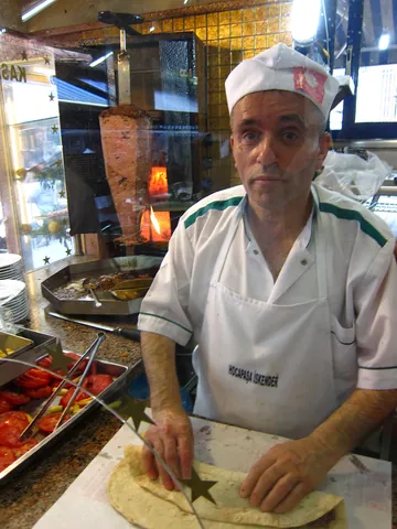 Kebab man at Kasap Osman