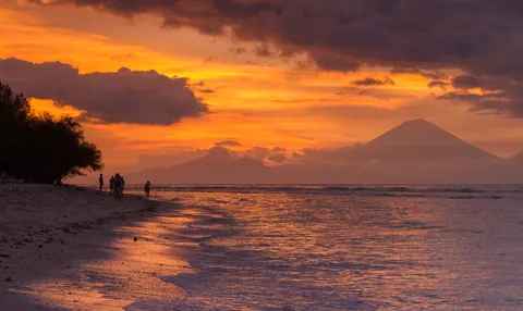Sunset from Karma Kayak, Gili Trawangan