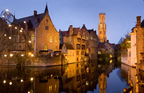 Bruges Canal Panorama