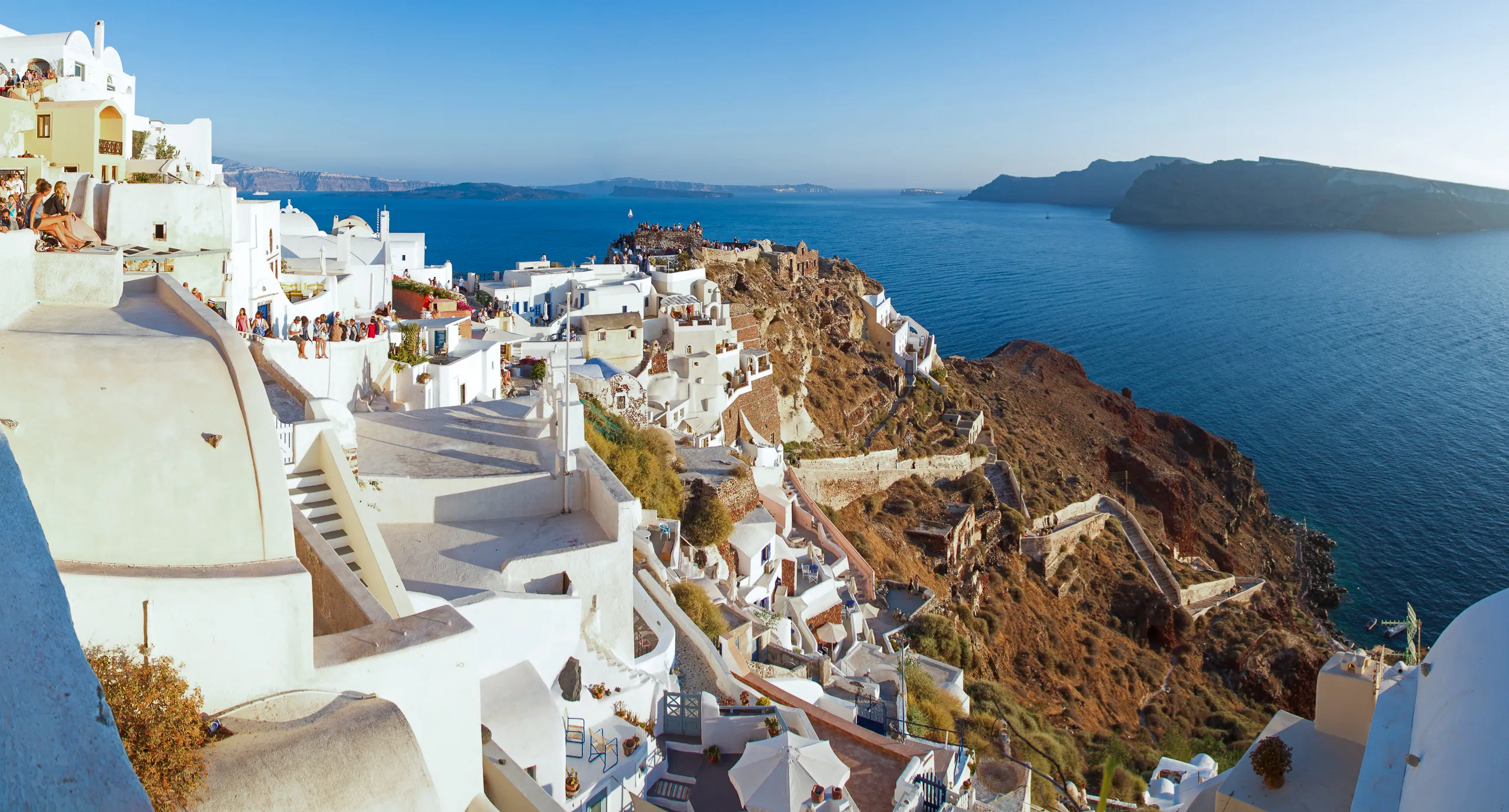 Panorama of Oia at Sunset, Santorini