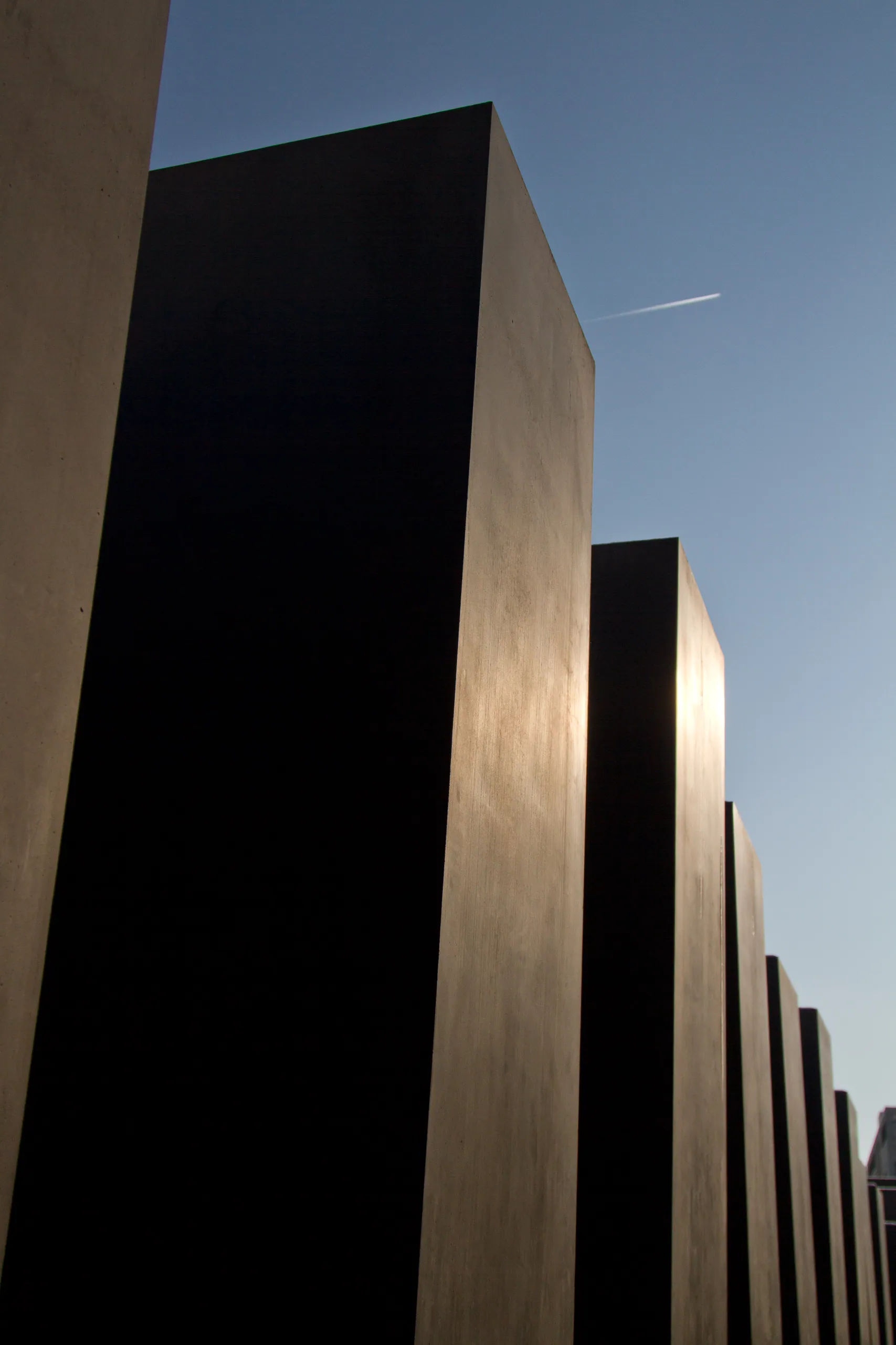 Berlin Holocaust Memorial in Winter