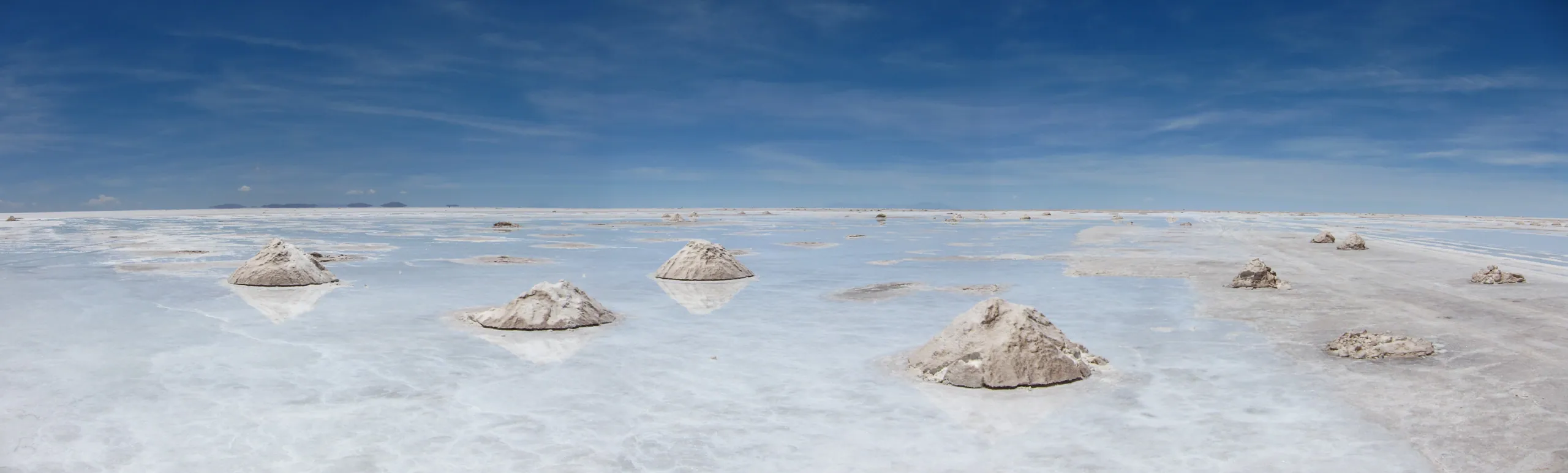 Salt piles ready for collection
