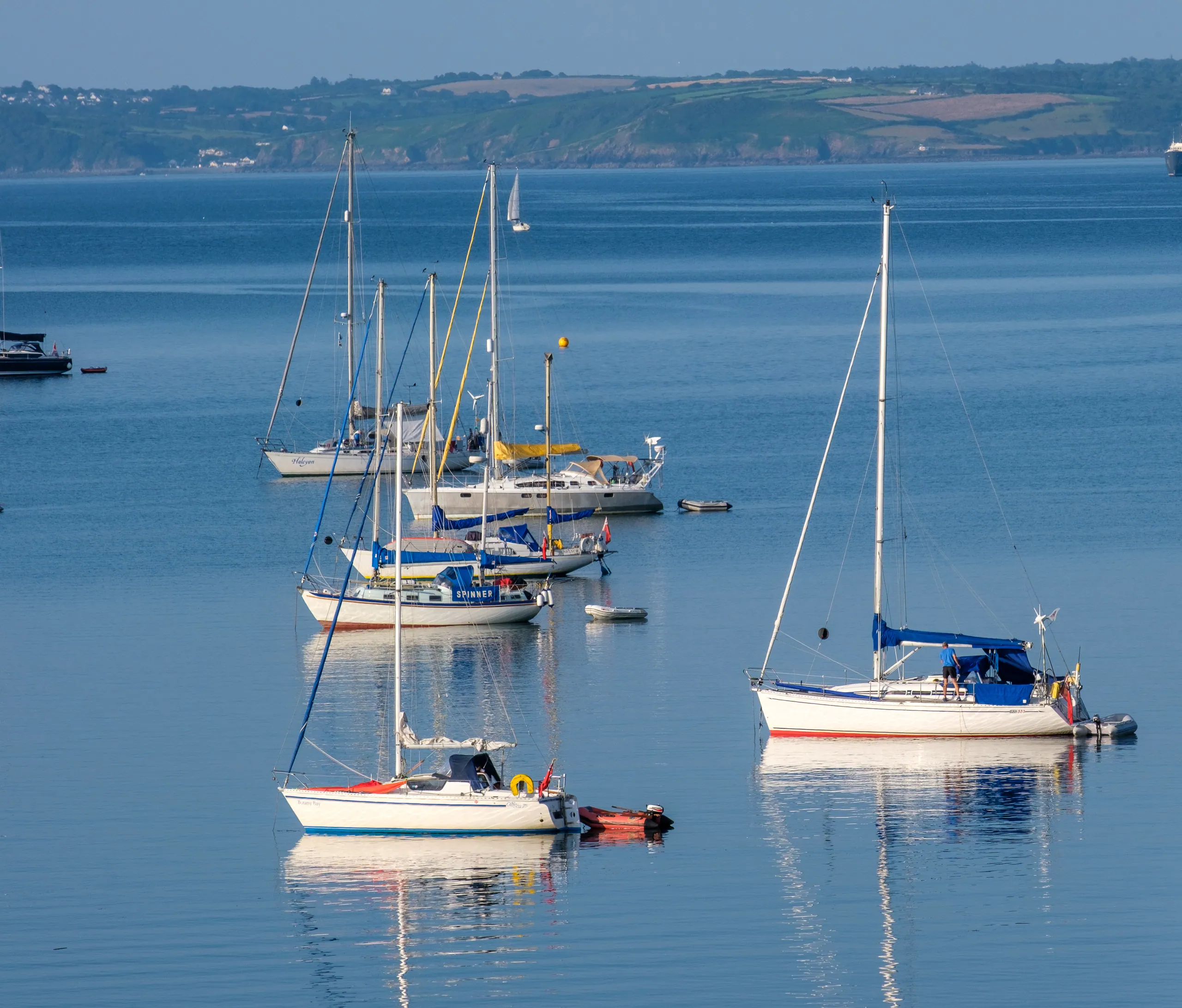 Boats in St Mawes Harbour