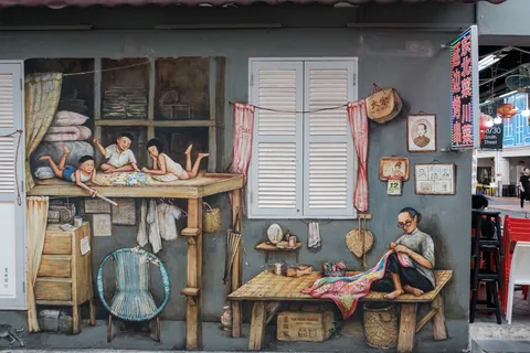 Street Mural, Chinatown