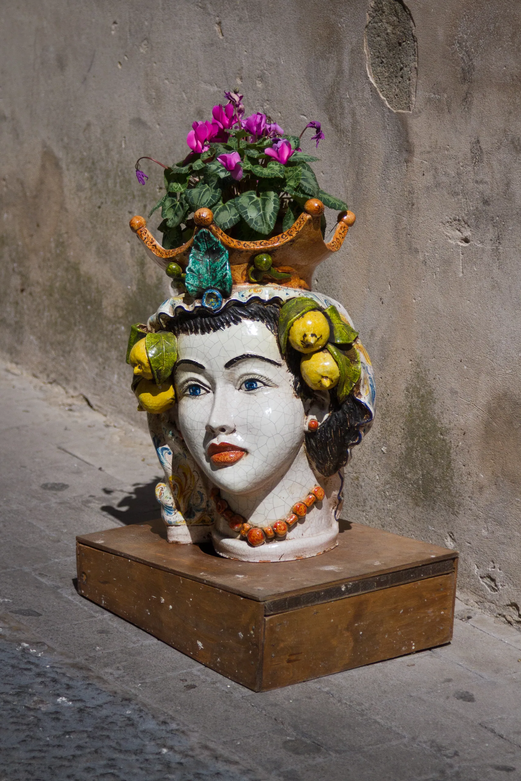 Famous ceramics of Caltagirone