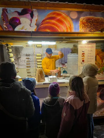 Baumkuchen Stand, the Spittelberg Market