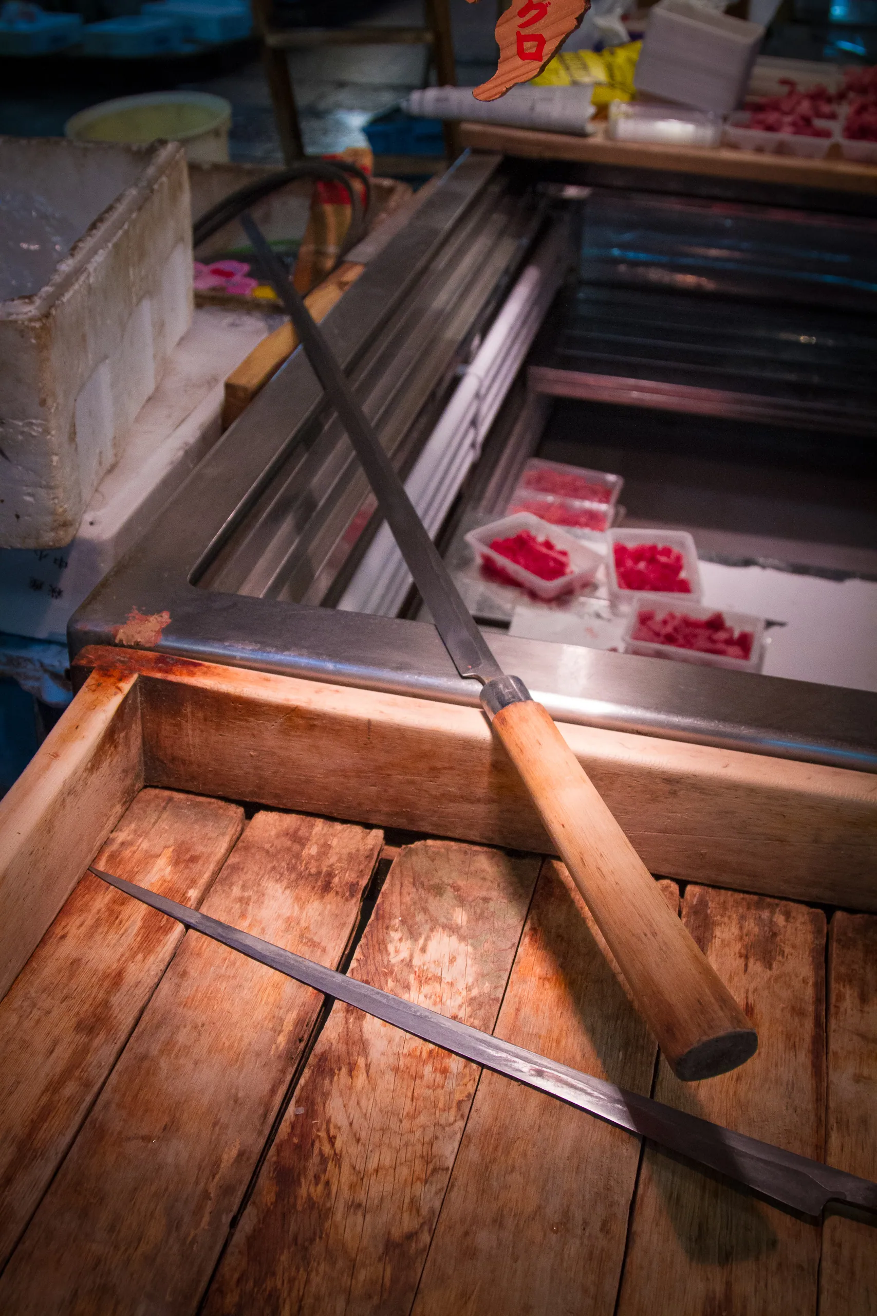 Tuna knives, Tsukiji Fish Market