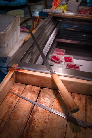 Tuna knives, Tsukiji Fish Market