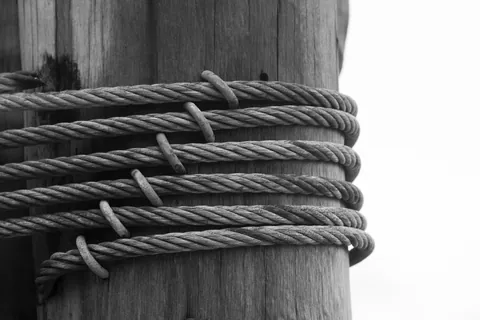 Piling Rope Detail, Battery Park