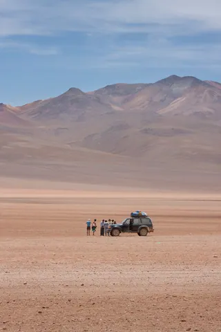 Jeep in the Desert