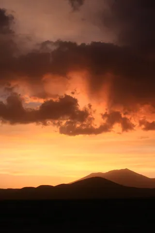 Sunset over San Juan