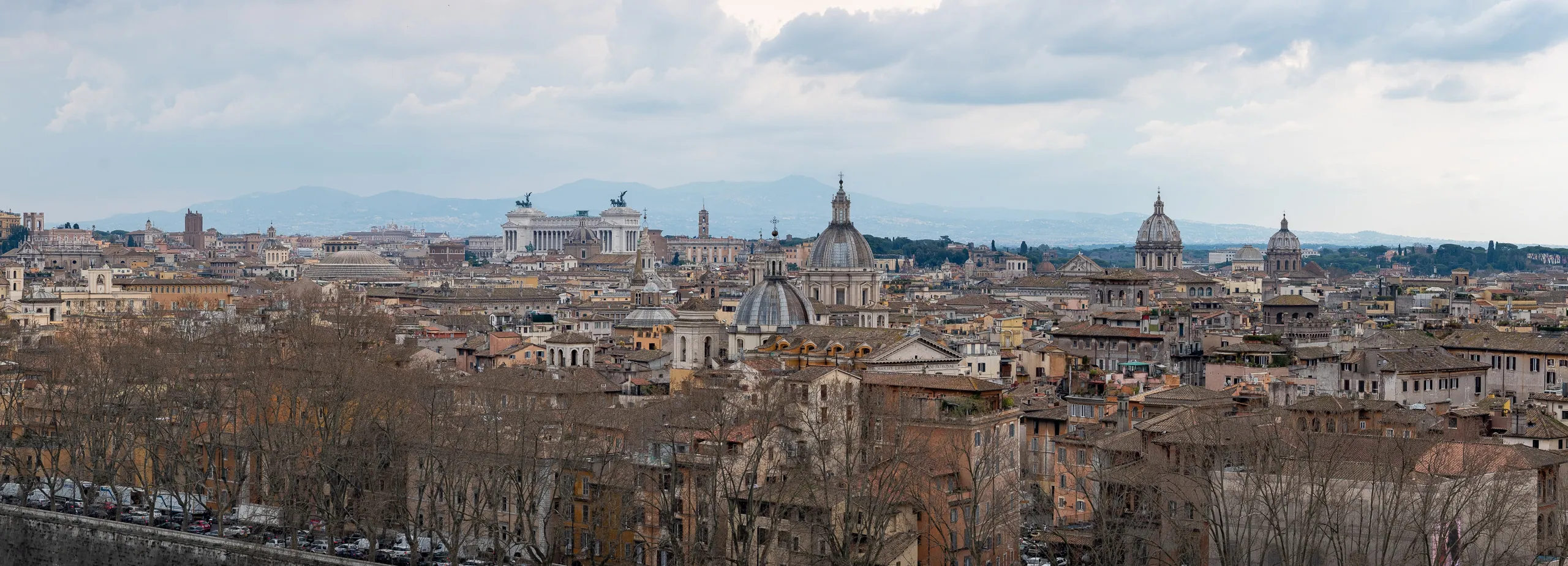 Panorama of Centro Storico from the Castel Sant'Angelo