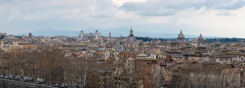 Panorama of Centro Storico from the Castel Sant'Angelo