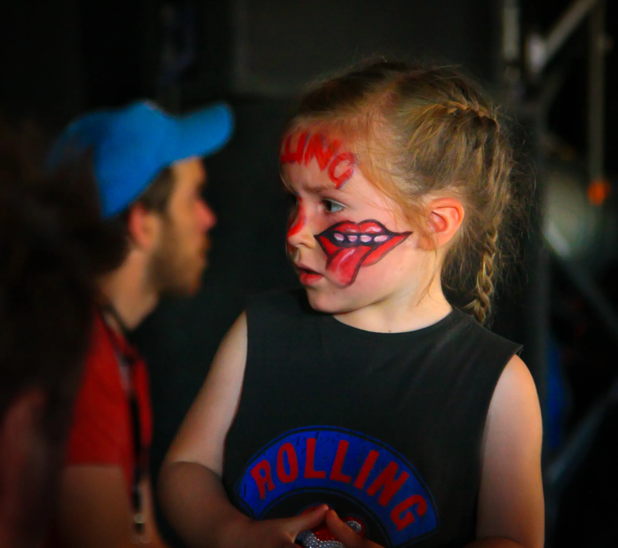 Young Rolling Stones Fan, Circus Tent