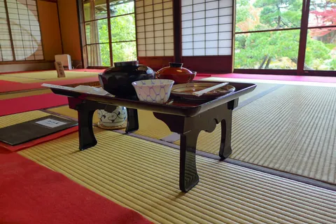 Teahouse, Isuien Garden, Nara Park