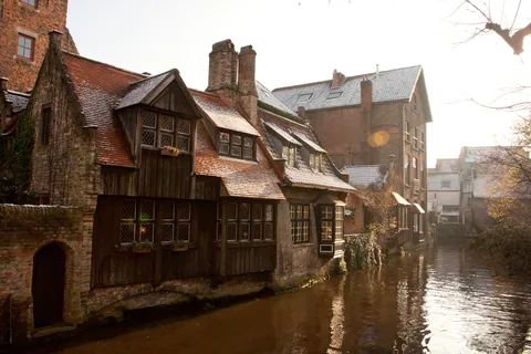 Canals near the Hospital, Bruges