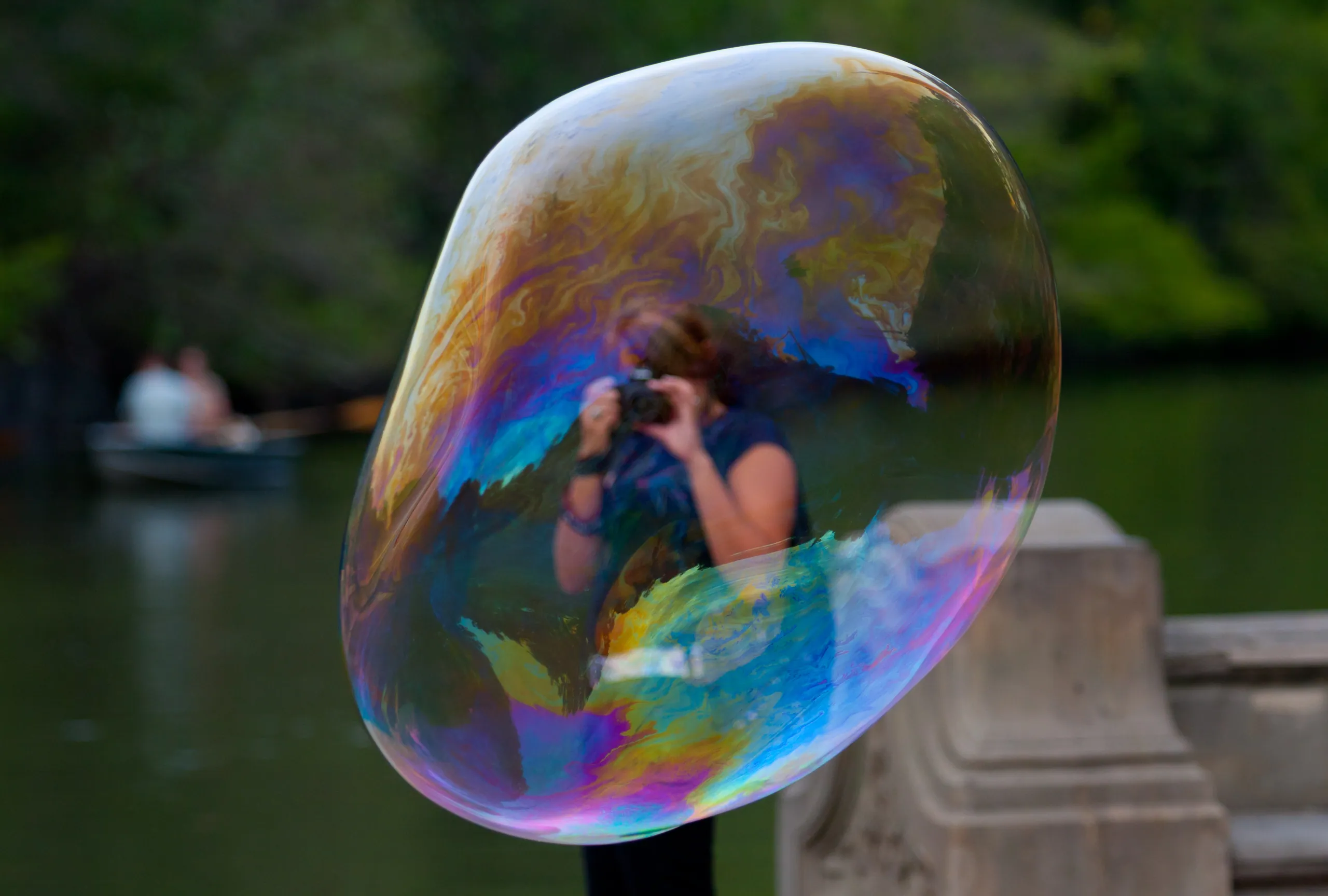 Soap Bubble Paparazzi, Bethesda Fountain, Central Park