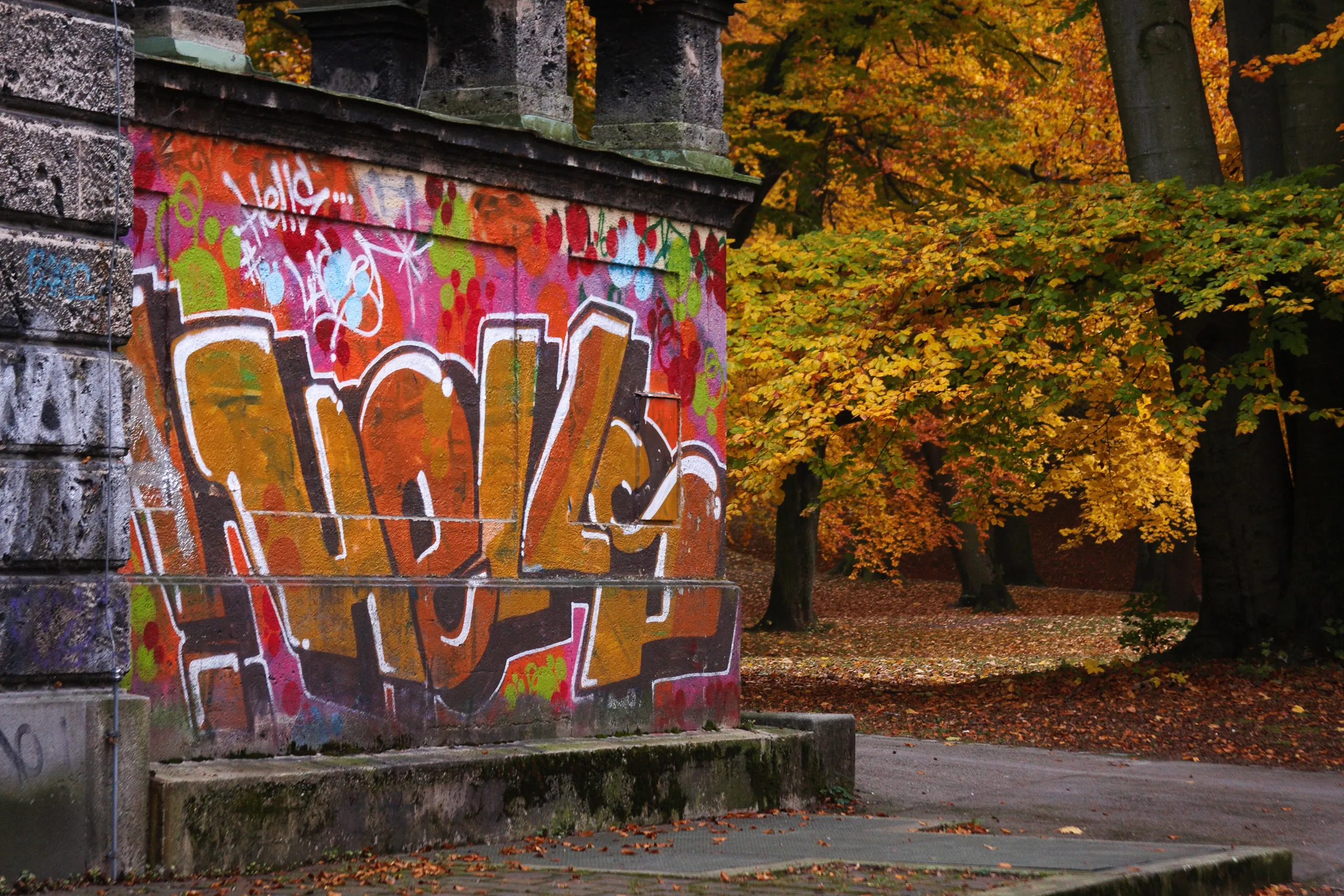 Graffiti in the Englischer Garten