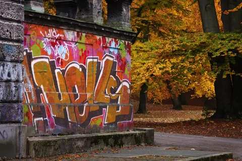 Graffiti in the Englischer Garten
