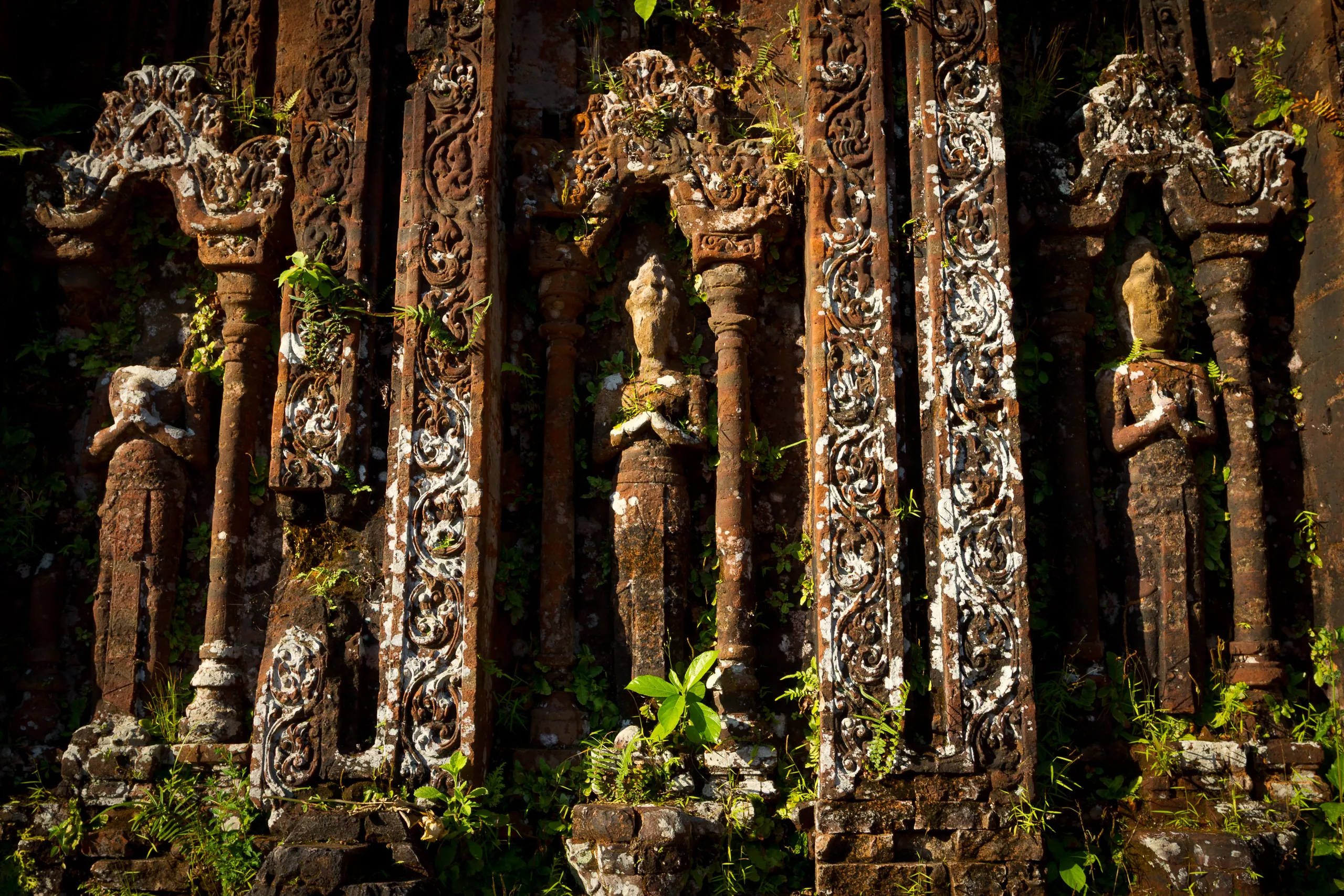 Cham Temple Detail of My Son, near Hoi An