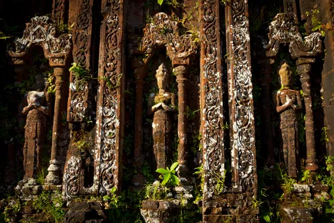 Cham Temple Detail of My Son, near Hoi An