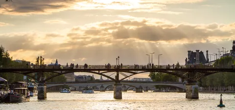 Sunset over the Pont des Arts