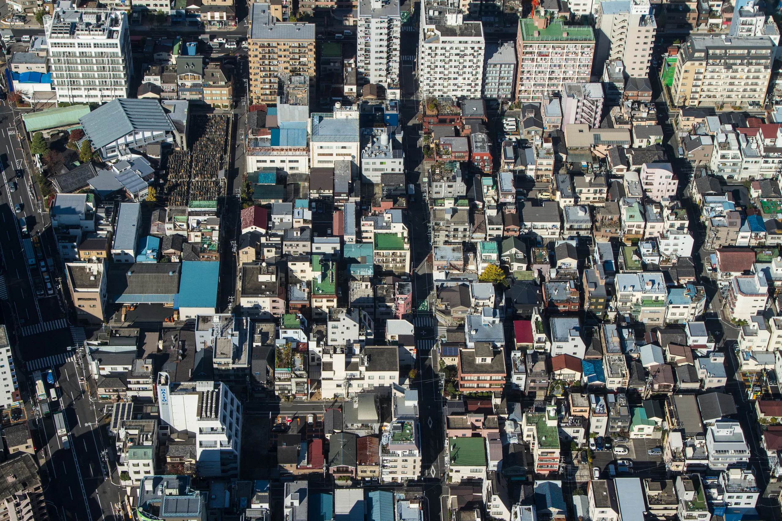 Looking down from the Tokyo Sky Tree