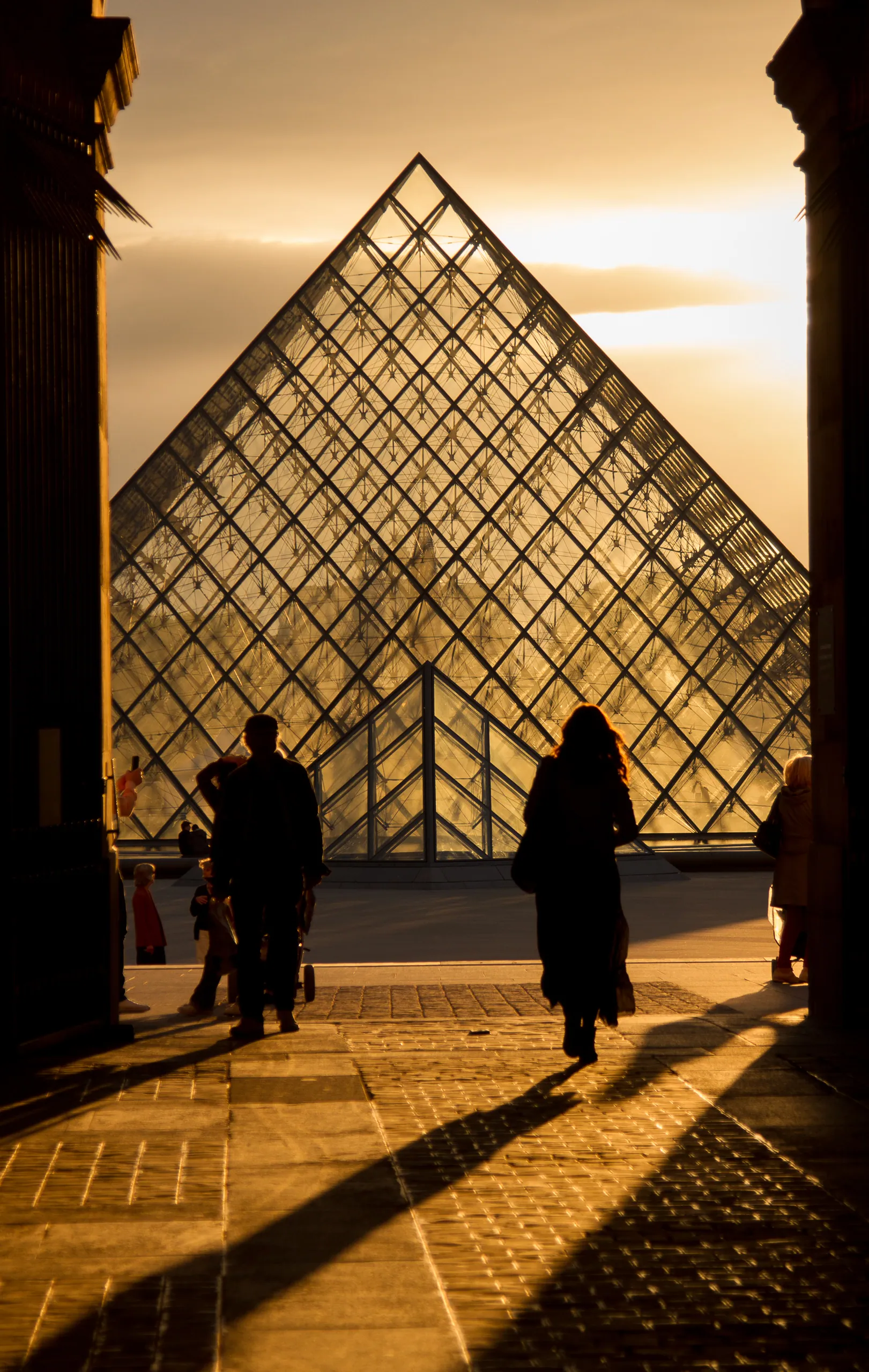 Sunset at the Louvre