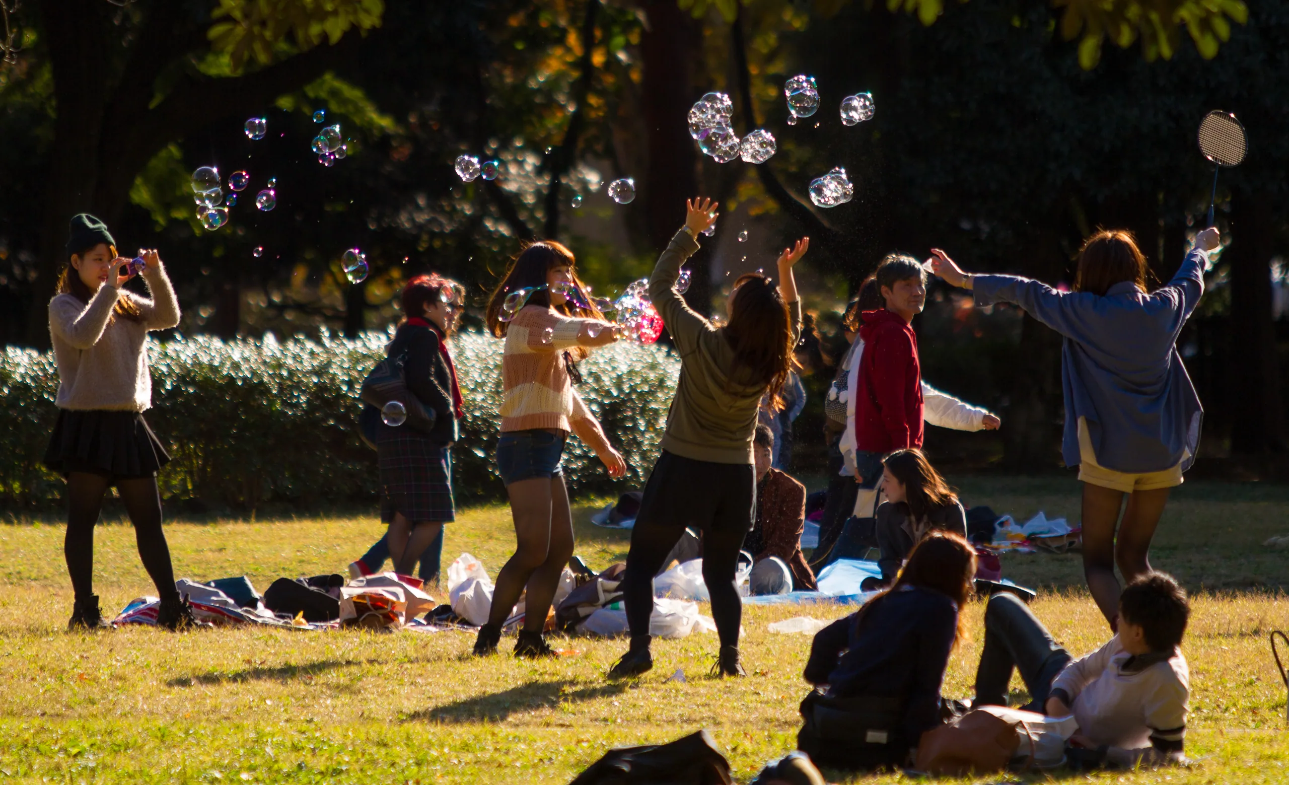 Bubble time, Yoyogi Park
