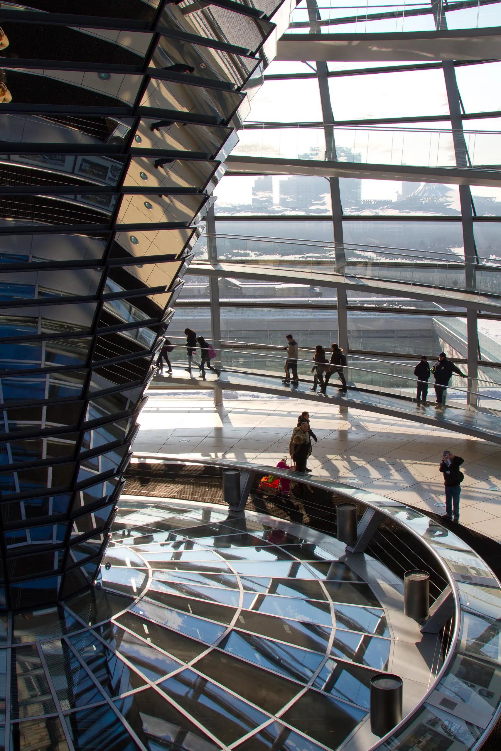 Reichstag Dome Reflection