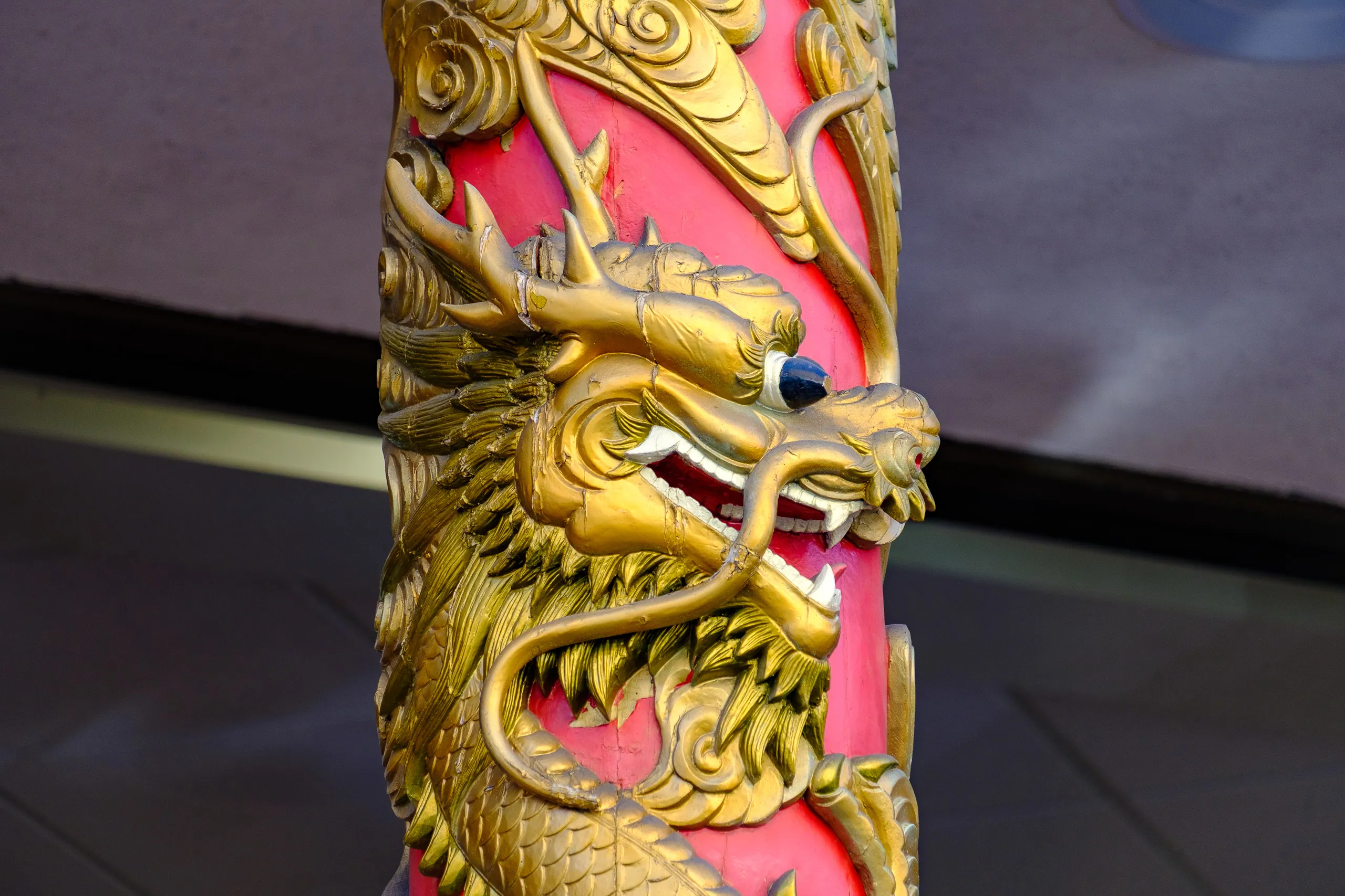 Chinatown Lamppost Detail