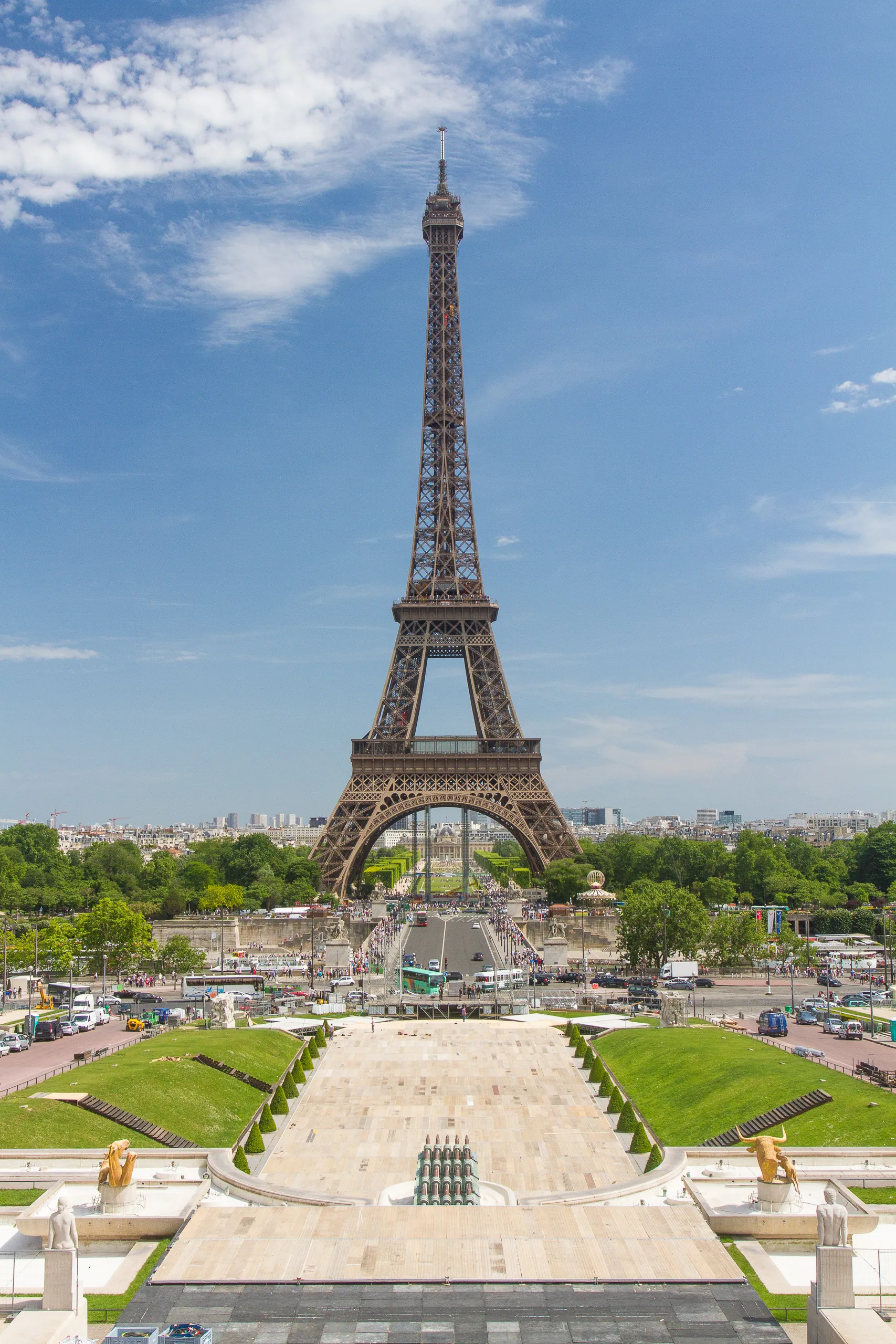 Eiffel Tower from the Palais de Chaillot