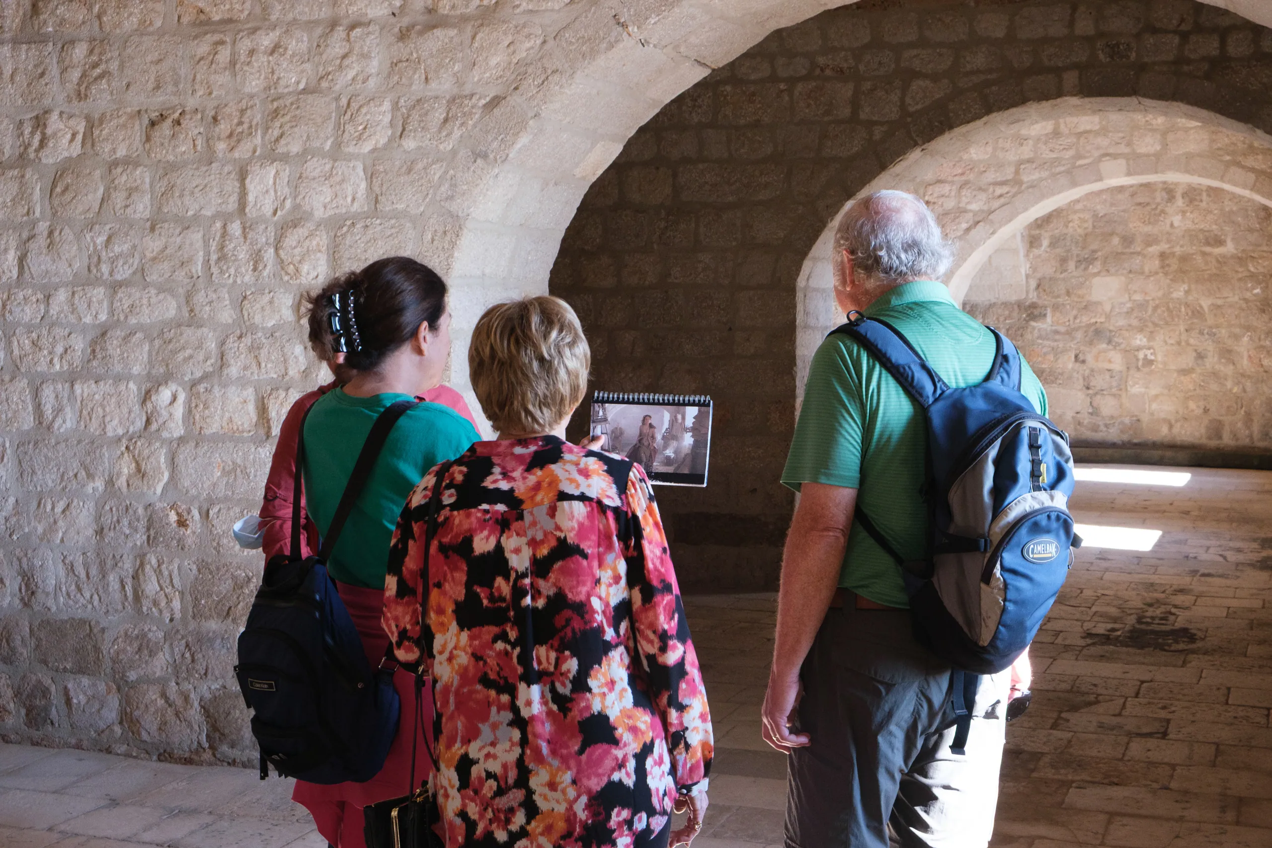 Game of Thrones tour group in Lovrijenac Fortress