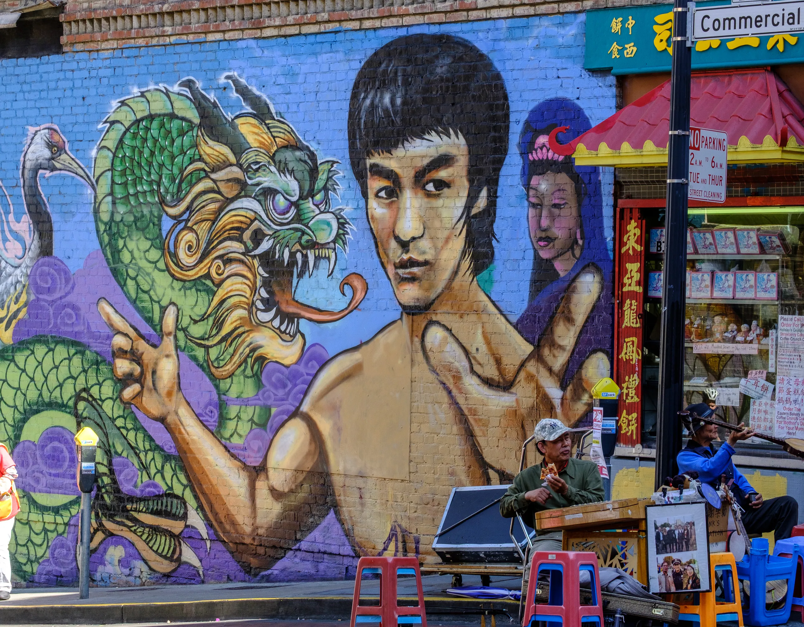 Chinatown Bruce Lee Mural
